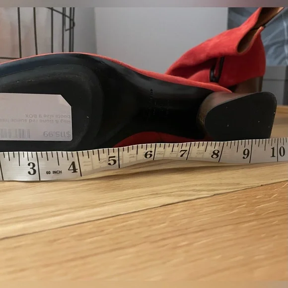Gorgeous red boots. Soft suede.
Like new. Rag & bone. - Picture 6 of 6